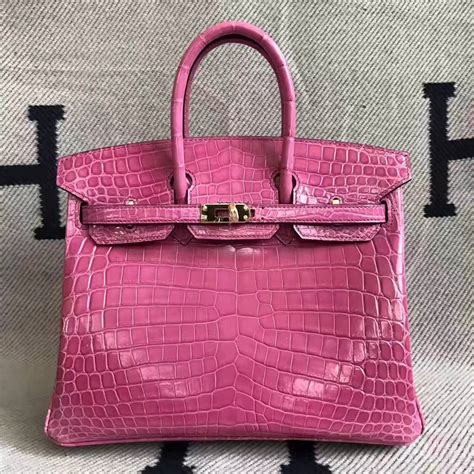 pink hermes bag|hermes pink crocodile birkin bag.